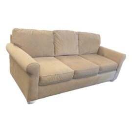 Pottery Barn Buchanan Rolled Arm Sofa. Original Price: $2,400