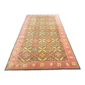 5ft5in × 10ft3in Custom Made Wool + Silk Carpet. Original Price: $6,900