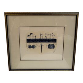 Erté "Summer & Winter" 1975 Limited Edition 192/300 Serigraph, Signed