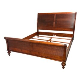 Eastern King Ethan Allen British Classics Sleigh Bed Frame
