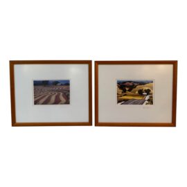 Donald Archer California Landscapes Signed Prints, Pair