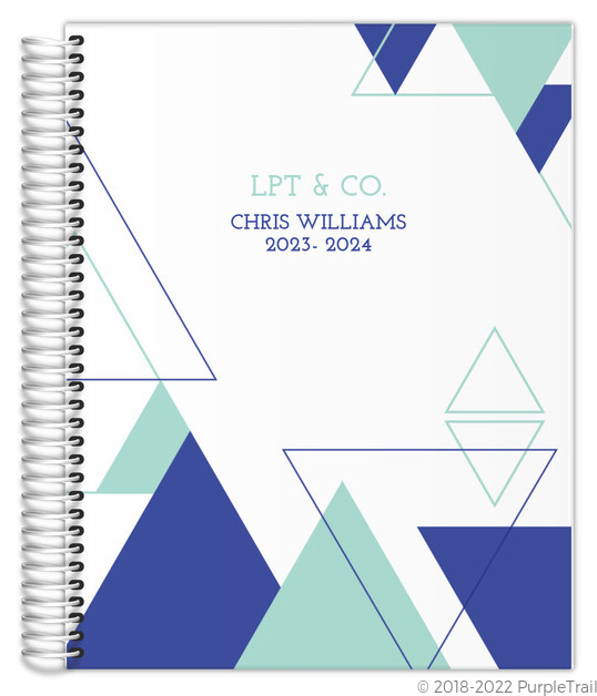 Abstract Triangles Daily Planner Daily Planners
