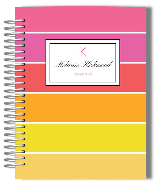 Tropical Simplicity Monogram Planner Weekly Planners