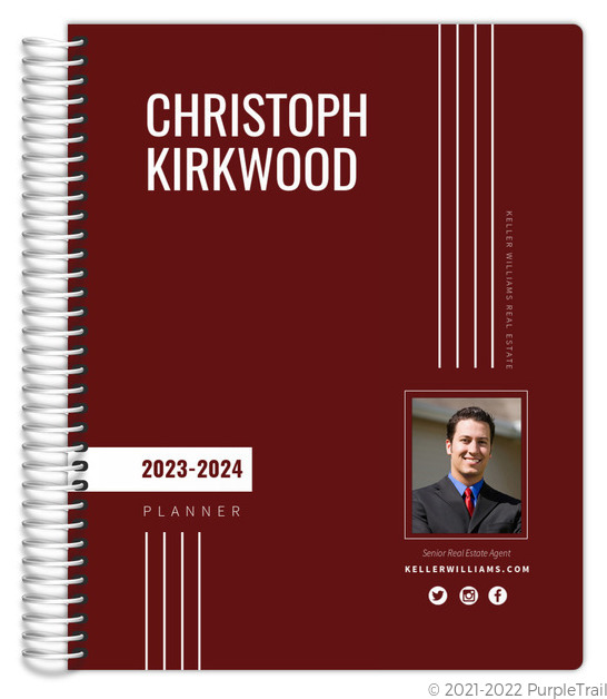 Custom Color Real Estate Planner 8x11 Real Estate Planners