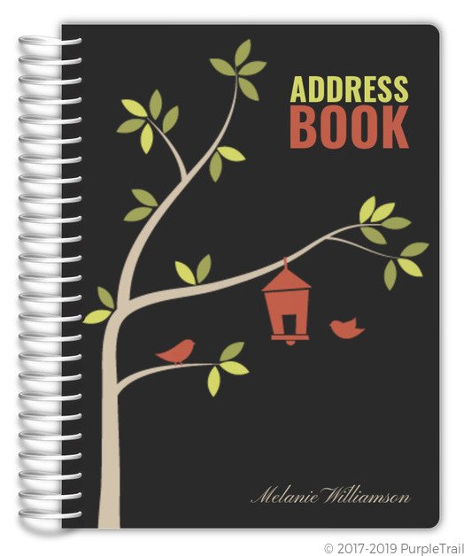 Cute Birdhouse Address Book Address Books