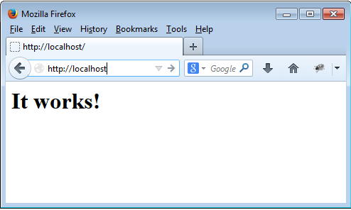 It works!