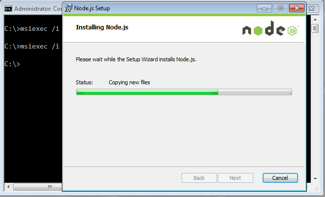 Installation in progress. Please wait.