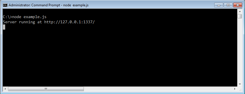 Running a web program