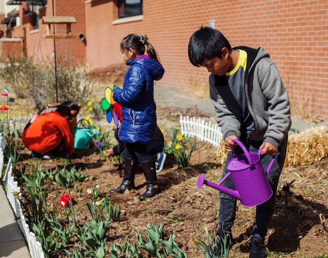 Student Gardening