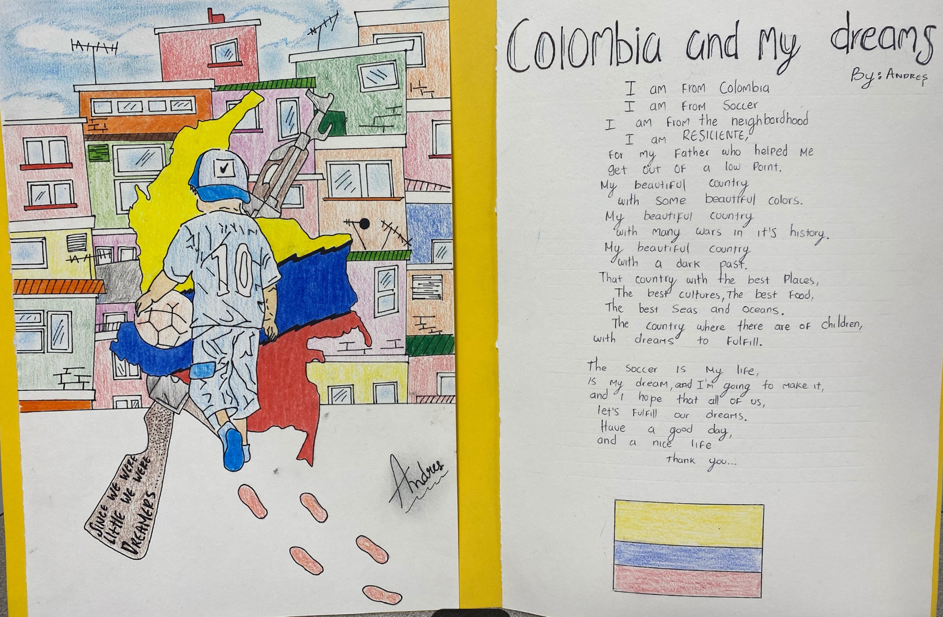 Figure 1.18, Colombia and My Dreams