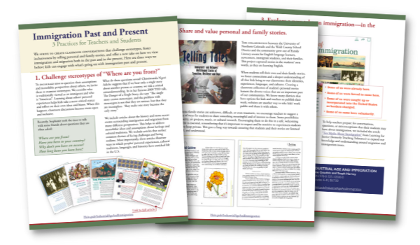 Immigration Past and Present Pages