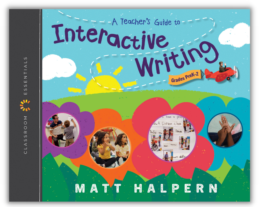 Interactive Writing by Matt Halpern Book Cover with Drop Shadow