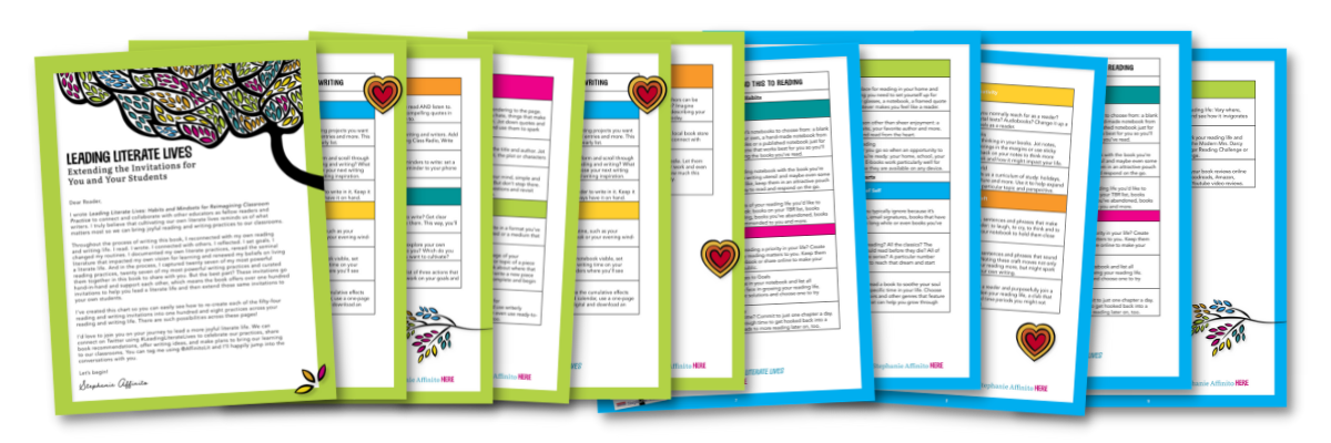 Leading Literate Lives Invitation Graphic for Blog jam