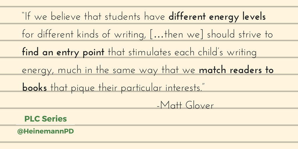 Matt Glover PLC Series quote