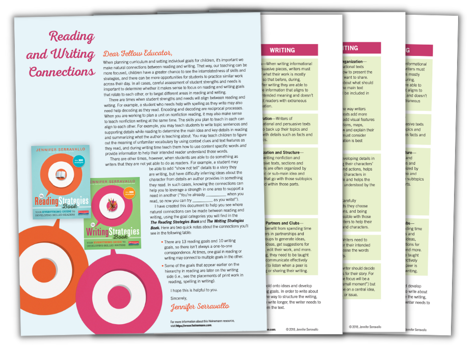 Reading and Writing Connections Guide