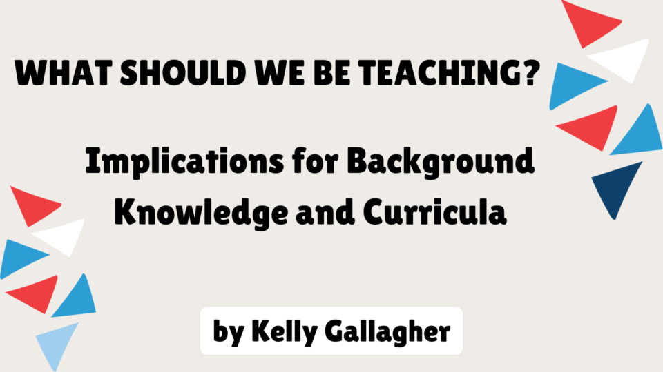 What Should We Be Teaching?