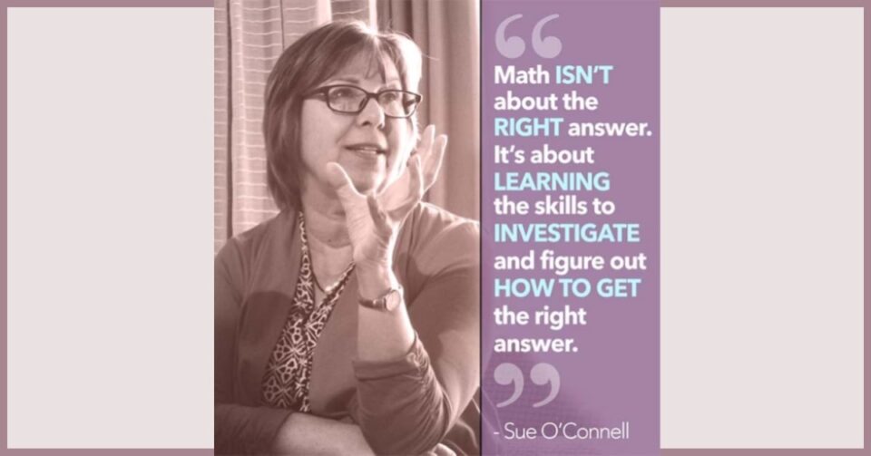 Sue O Connell Math Podcast