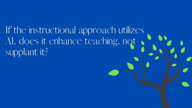 AI should enhance teaching, not supplant it