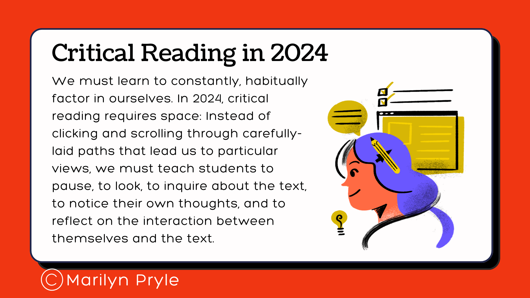 critical reading in 2024