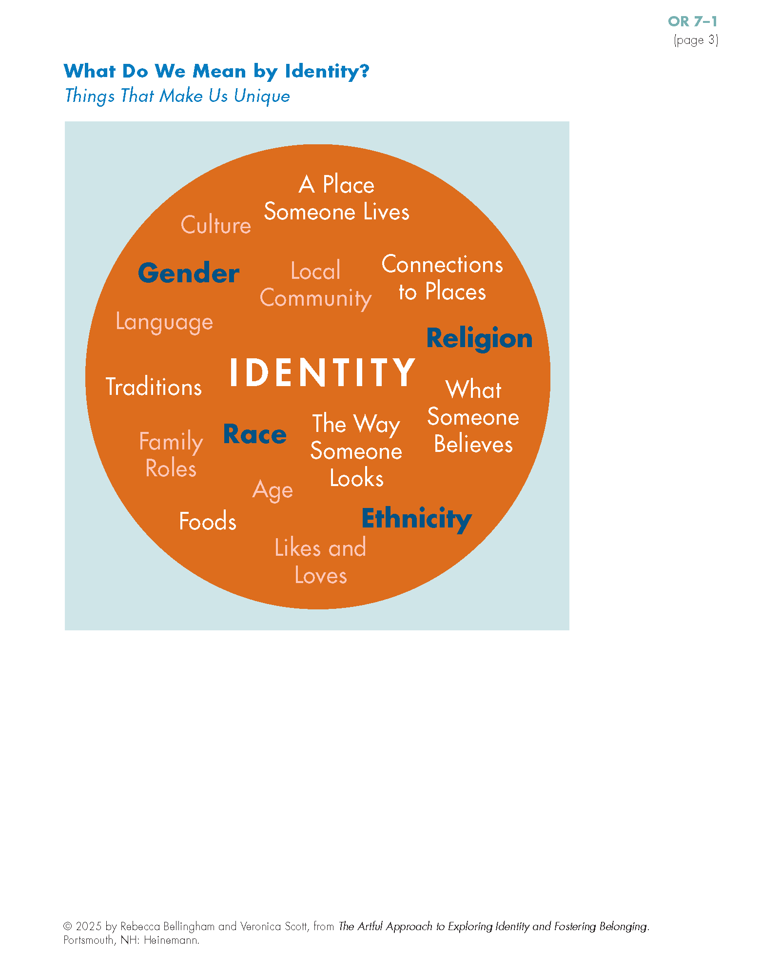 What Do We Mean by Identity? Things That Make Us Unique, Figure