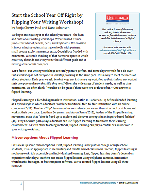 Flipped Writing
