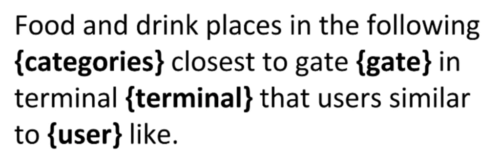Parameters for a similarity recommendation engine
