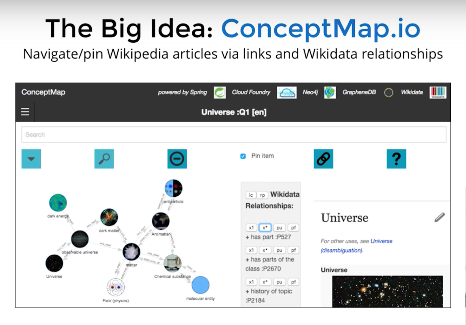 Watch James Weaver's presentation on the open source app Wikibrowser