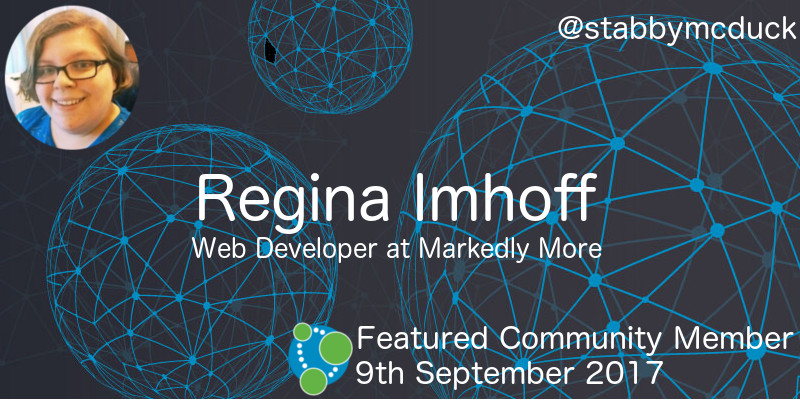 Regina Imhoff - This Week's Featured Community Member