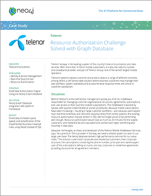Discover how Telenor Solved a Resource Authorization Challenge with Neo4j