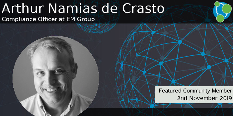 Arthur Namias de Crasto - This Week’s Featured Community Member