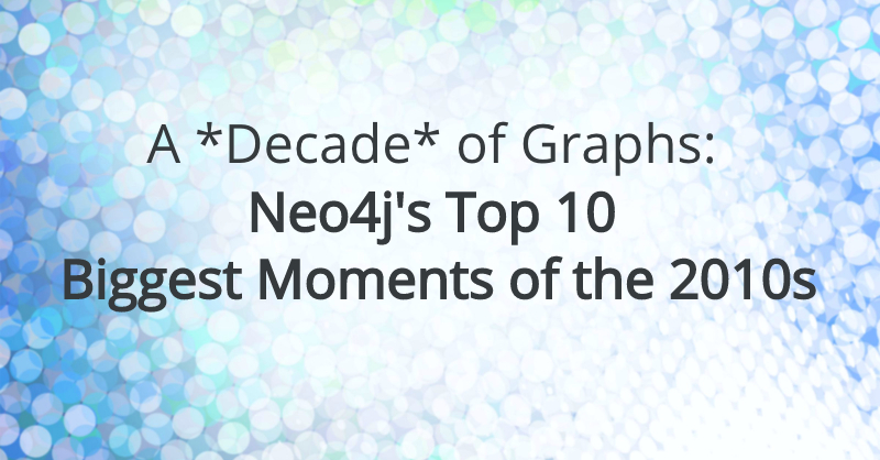 Discover the top 10 moments and big announcements from the Neo4j graph community in the last decade