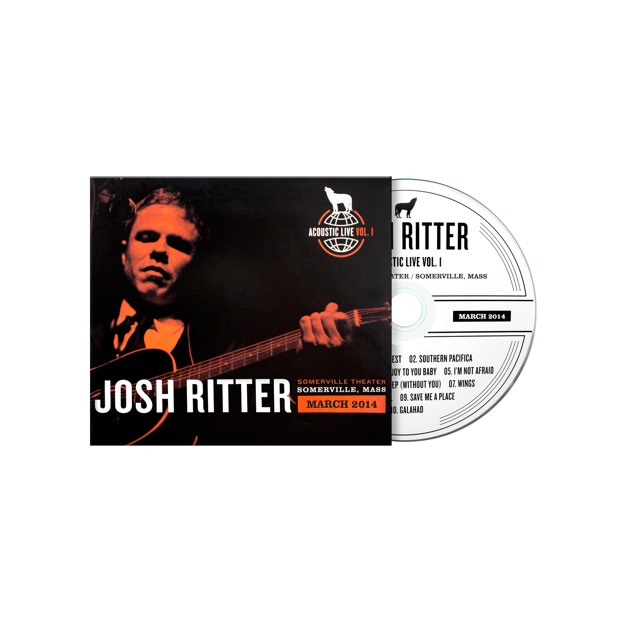 Acoustic Live Vol. 1 CD | Josh Ritter | Online Store, Apparel