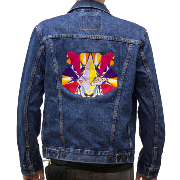 custom levi jean jacket