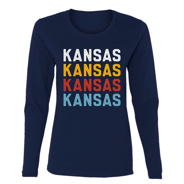 Inline Stacked Ladies Longsleeve Tee thumb