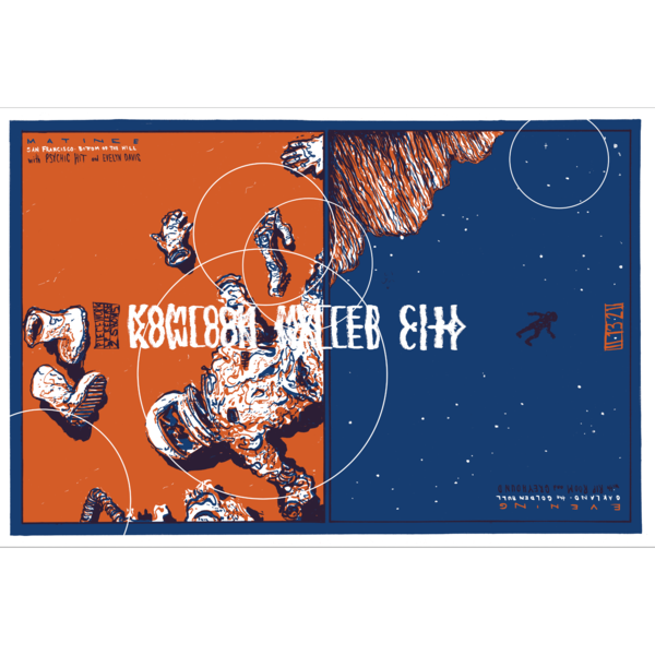 'Piecework' Record Release Show Poster (White) thumb