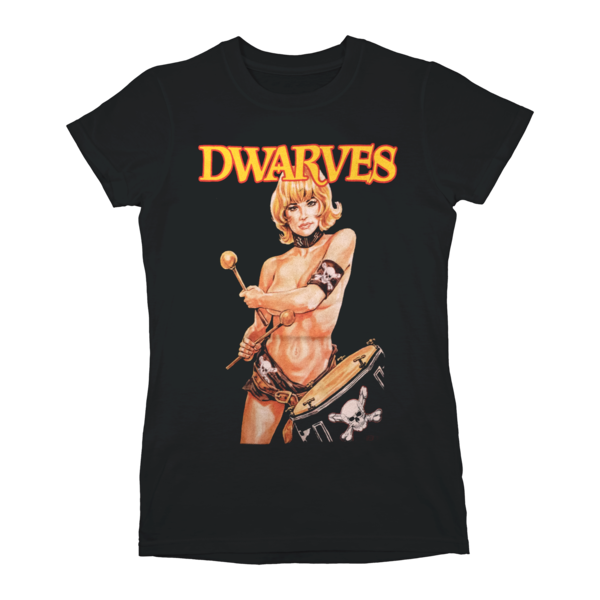 Drummer Girl Ladies T-Shirt thumb
