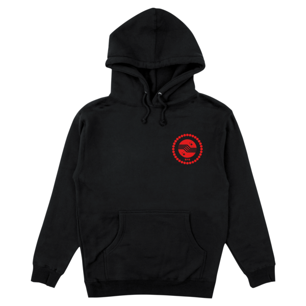 Circle Logo Pullover Hoodie (Black) thumb