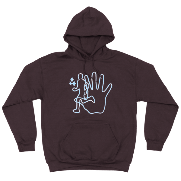 Guiding Hand Brown Hoodie thumb