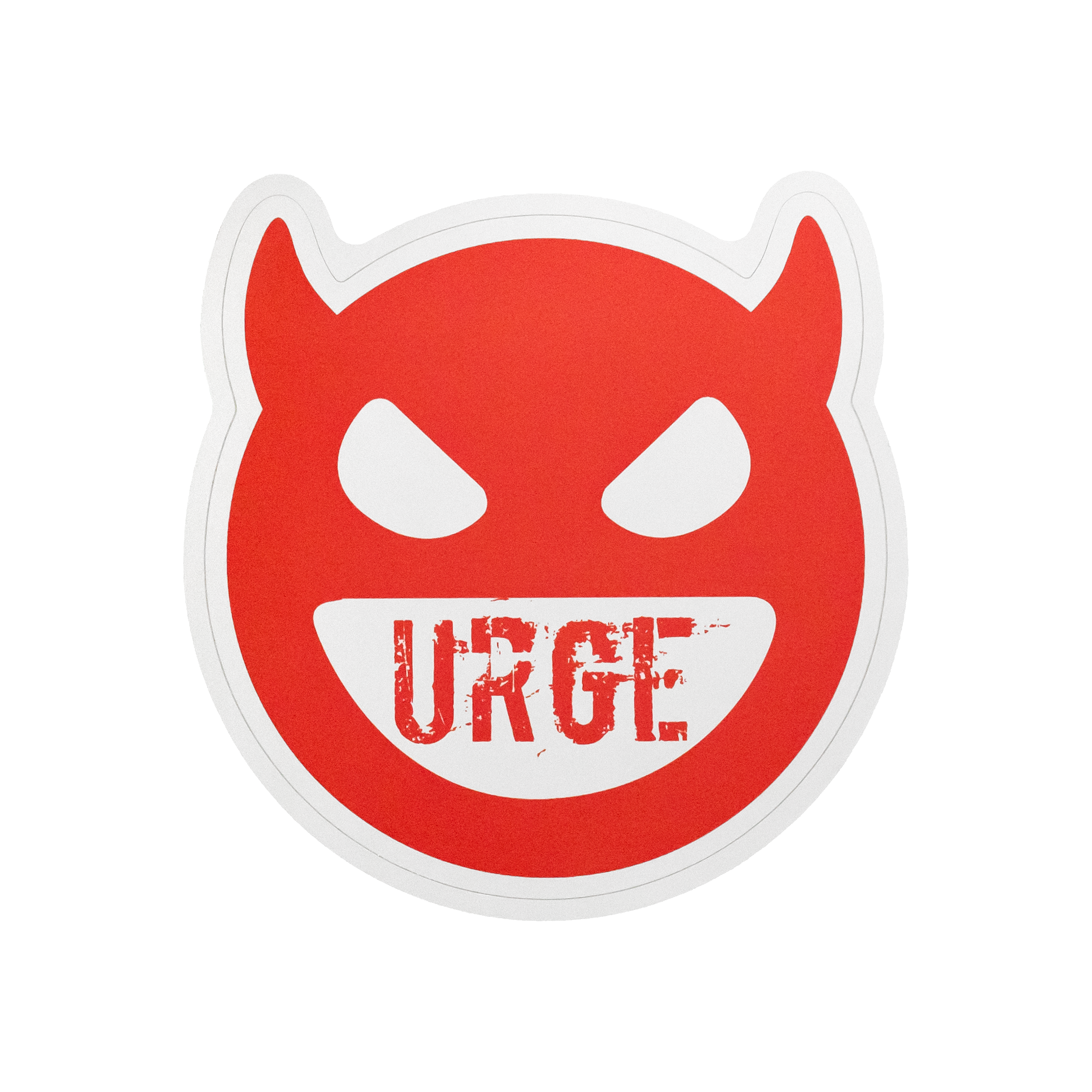 Emoji Devil Sticker | The Urge | Online Store, Apparel 