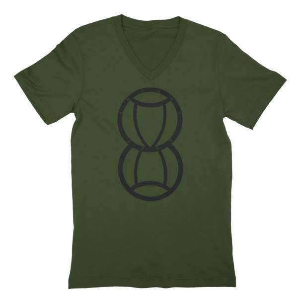 Hourglass V-Neck T-Shirt - Olive (M only) thumb