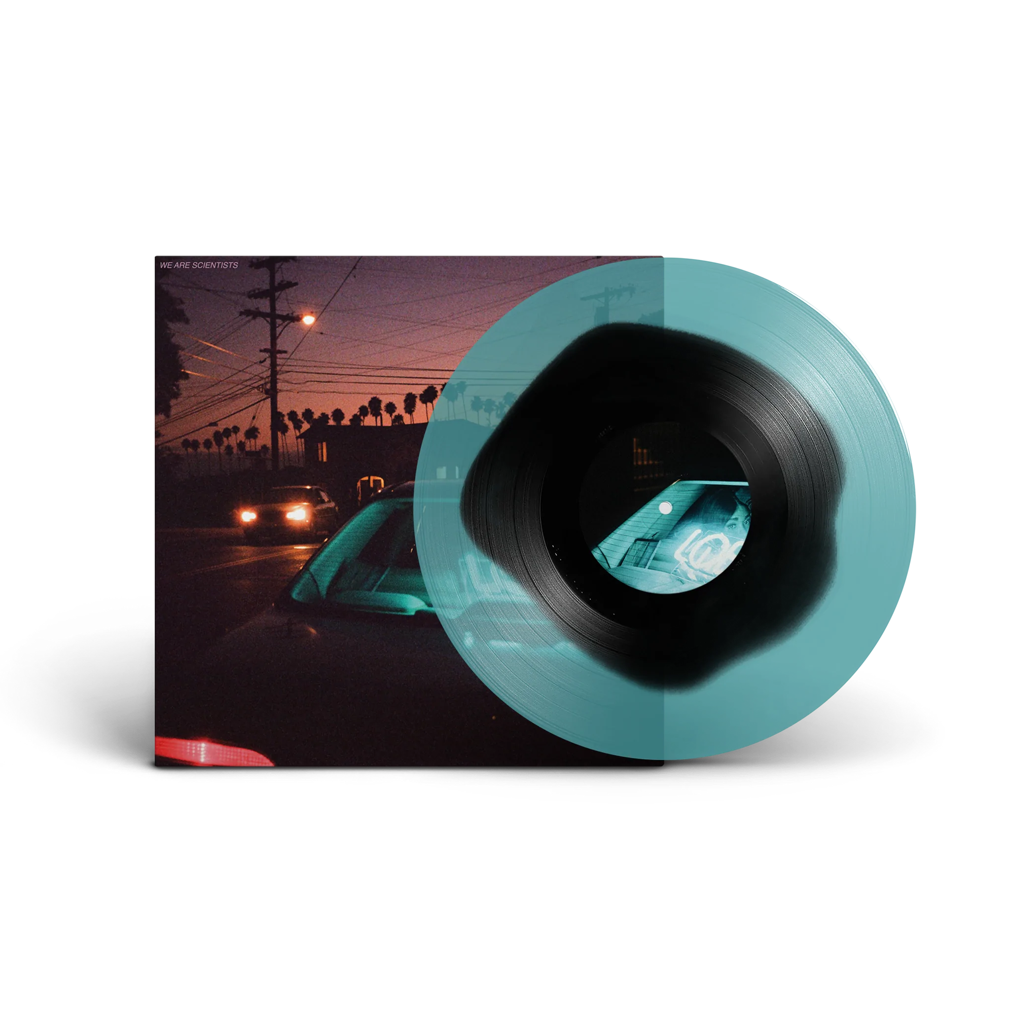 LOBES Limited Edition Black Lobe in a Cathode Blue Bath Vinyl LP
