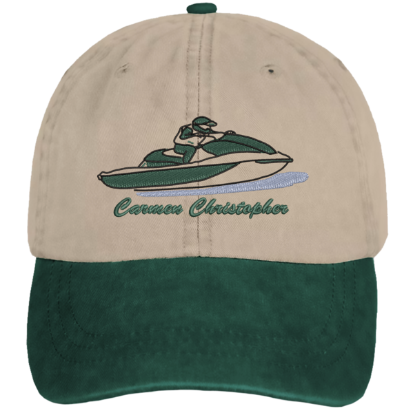 WaveRunner Hat - Khaki/Green thumb