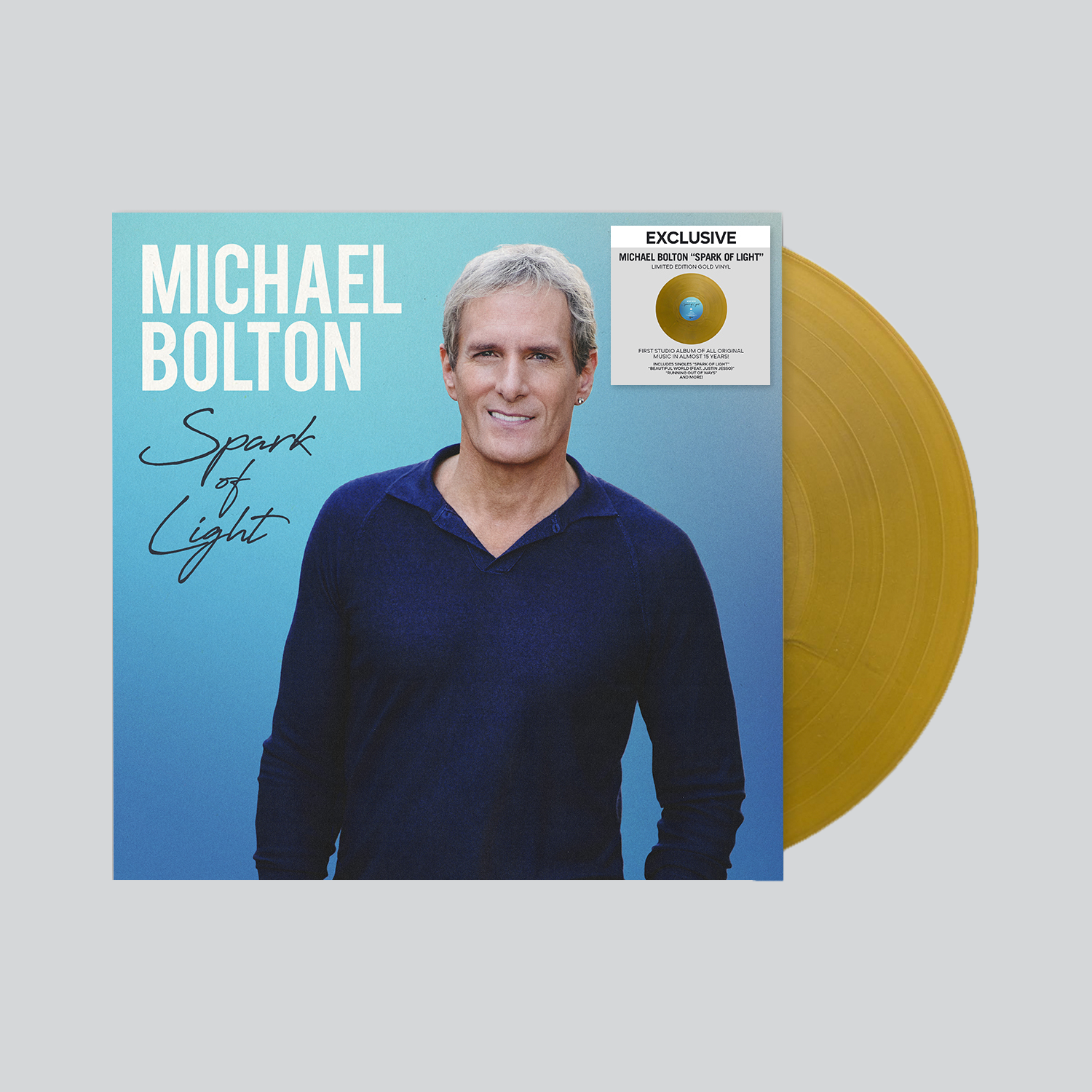 MICHAEL BOLTON Gold LP レコード SIGNED] Exclusive Gold Vinyl | Michael Bolton | Online Store