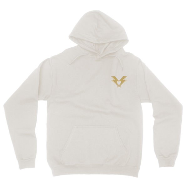Winged Cat Hoodie - White thumb