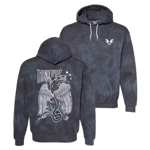 Winged Cat Hoodie - Tie Dye thumb