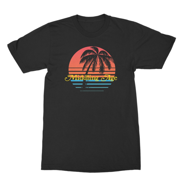 Middling Age T-Shirt - Black thumb