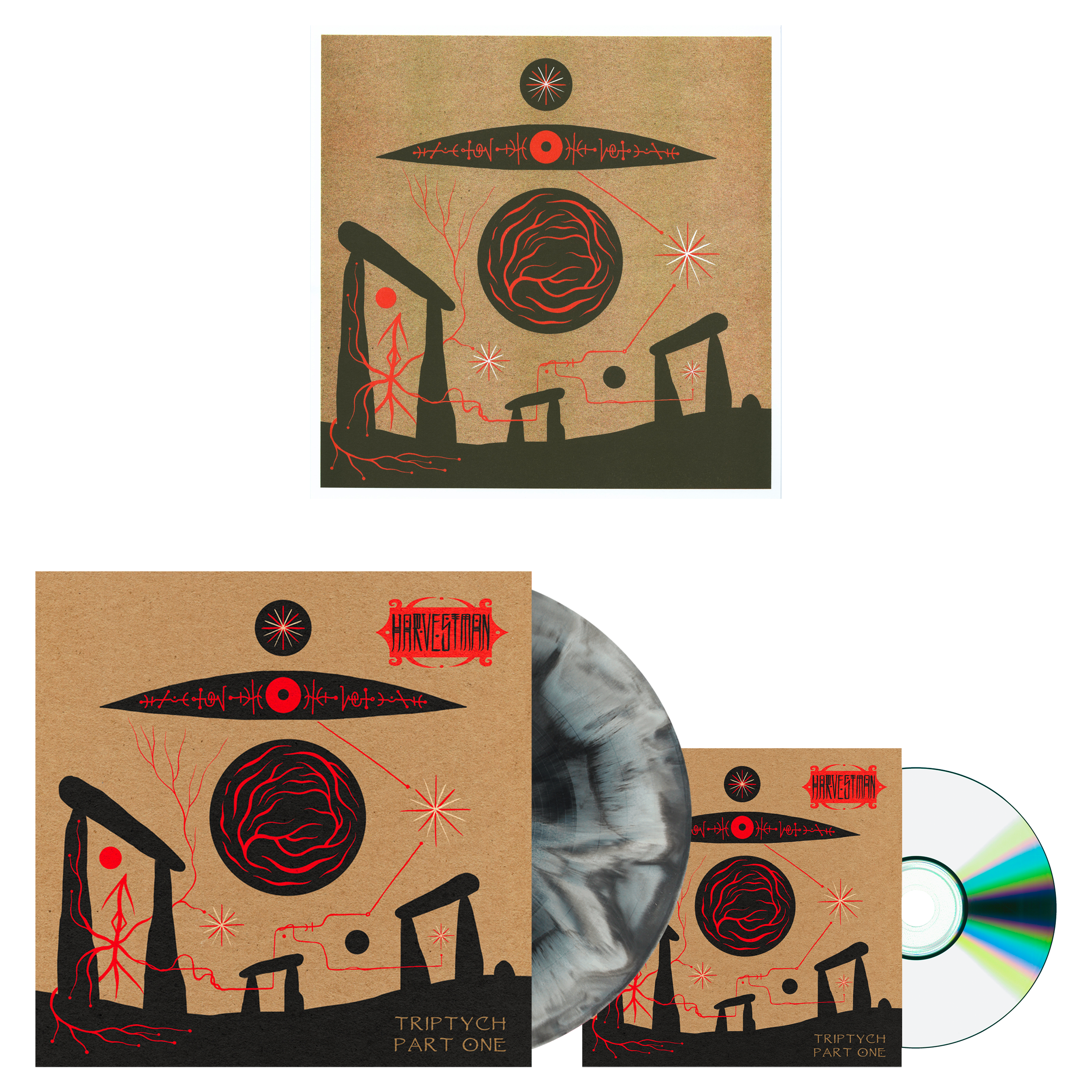 Harvestman: Triptych: Part One Music + Art Print Bundle | Neurot