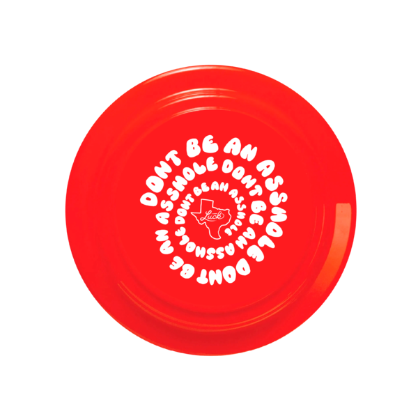 Don't Be An Asshole Spiral Frisbee thumb