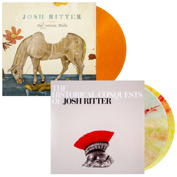 Repress Bundle: [ROSE CHAMPAGNE] Animal Years Vinyl LP + [Freak Swirl / Yellow + Red Swirl] Historical Conquests 2XLP thumb