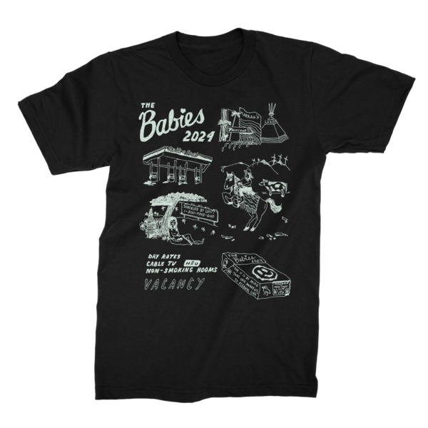 Doodle T-Shirt (Black With White Ink) thumb